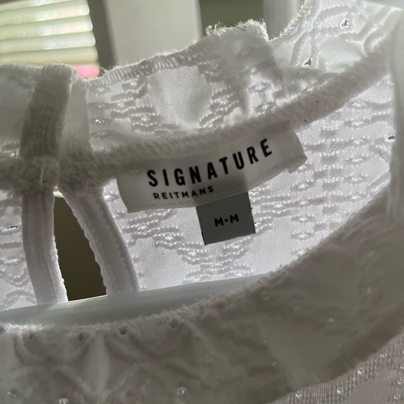 White Eyelet Top - Picture 2 of 4